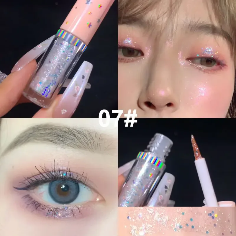 Blue Sequins Liquid Eyeshdaow Glitter Gel Shiny Metallic Eyeliner Pen Diamond Shimmer Waterproof Eye Beauty Party Makeup Tool — image 13