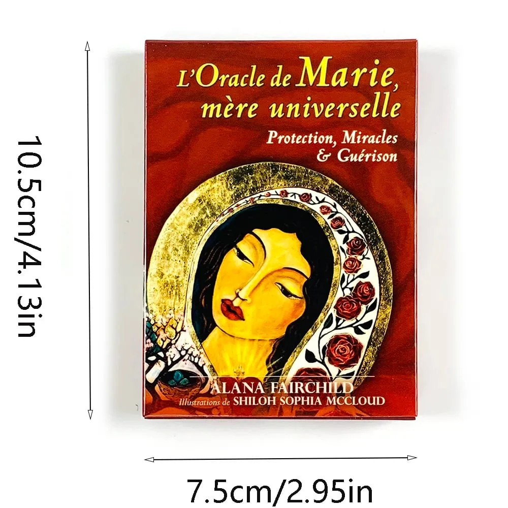 L'Oracle De Marie 44 cartes édition française Divination Oracle Deck Divine Mother Energy Parfait pour la guérison et l'orientation spirituelle — image 6