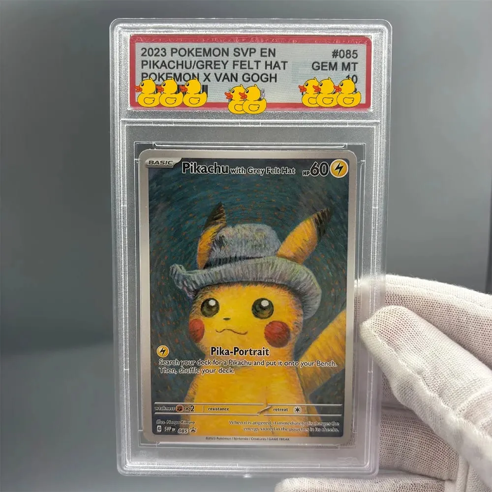 DIY Rating Card Collection Card 2023 SVP EN /GREY FELT HAT VAN GOGH Copy 10Points Rating Card Anime Game Gift — image 1
