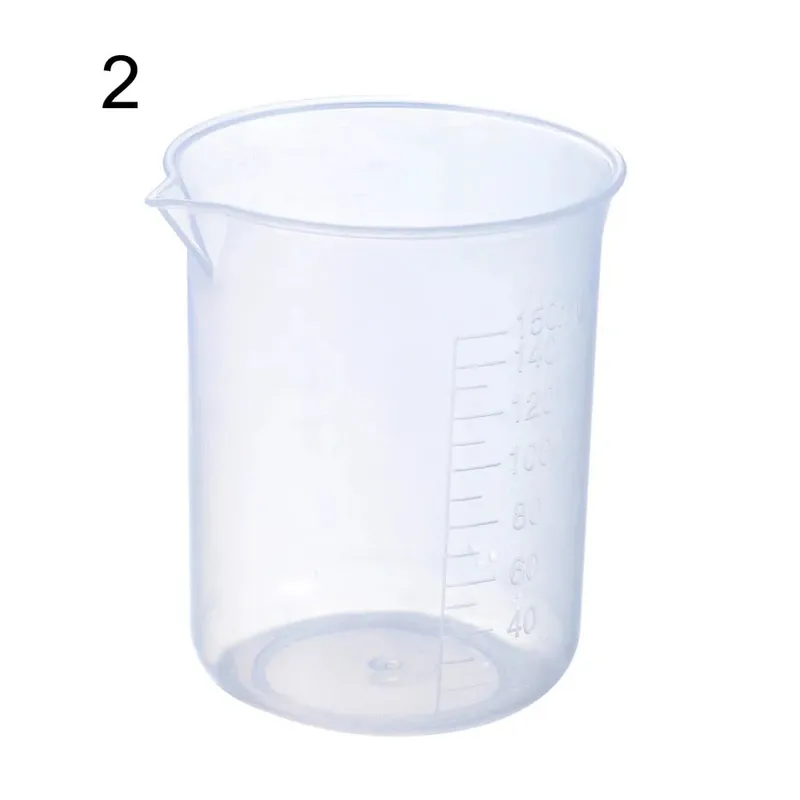 Measuring Cup Transparent Plastic Laboratory Beaker Graduated Liquid Jug Cup Kitchen Baking Cooking Measurement Scale Container — image 11