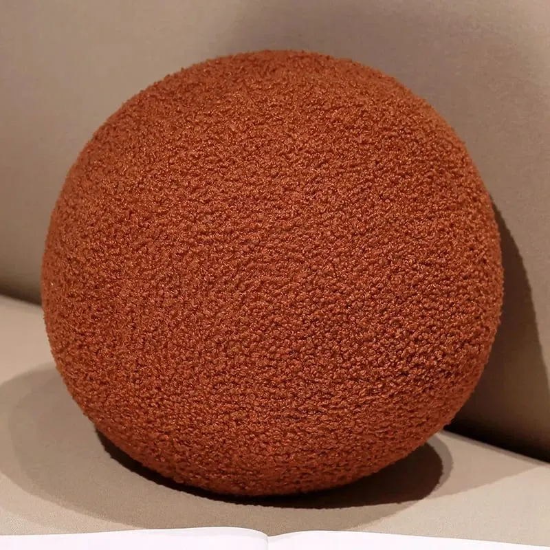 30cm Ins Style Ball Pillow Soft Plush PP Cotton Sofa Pillow Ornament Stuffed Nordic Round Pillow Throw Pillows Home Decoration — image 24