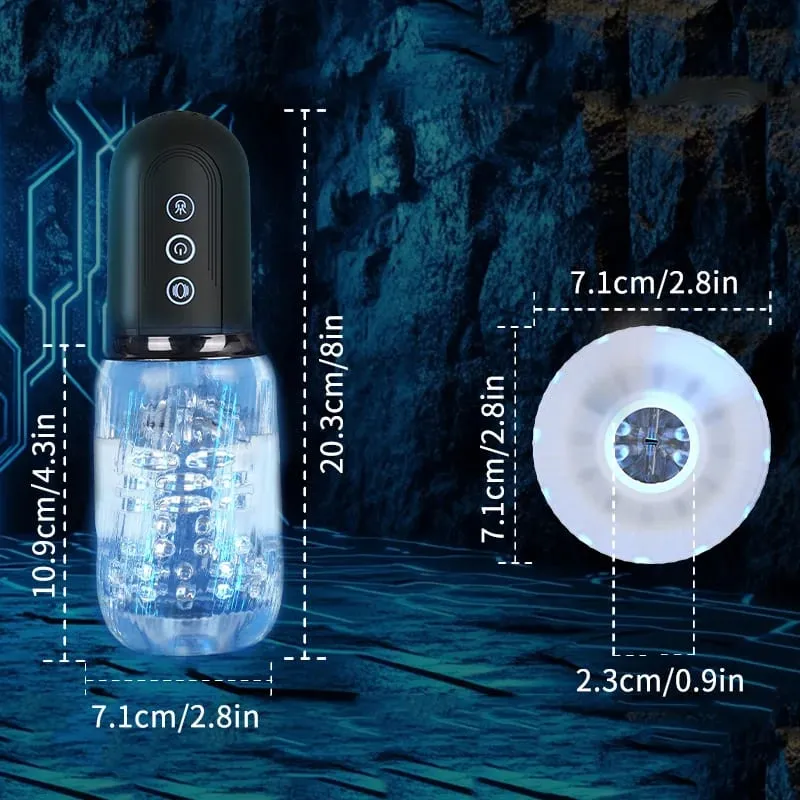 Automatic Male Masturbator Sucking Vibrating Real Pussy Blowjob Machine Male Sex Toy Men Masturbation Cup Adult Goods for Men — image 6