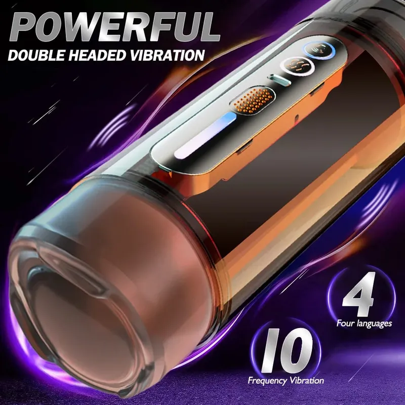 Sex Toy for Men Automatic Male Masturbator Cup Glans Trainer Pocket Vagina Pussy Vaginal Penetration Sex Machine Male Adult Toys