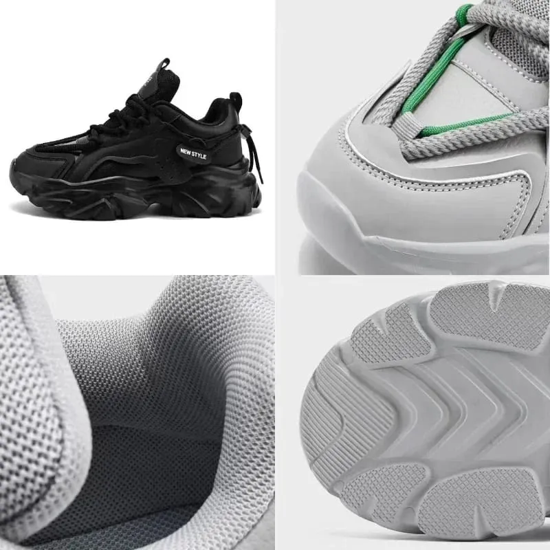 Mens Luxury Platform Sneakers 2026 Fashion Breathable Men Running Shoes Brand Non-slip Sports Shoes for Men Zapatillas De Hombre