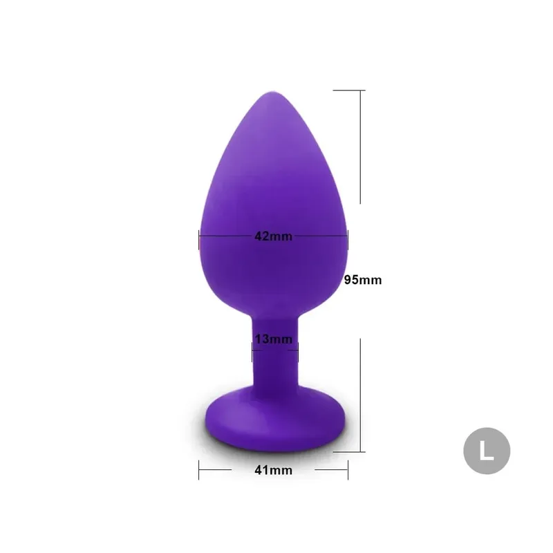 Soft Silicone Anal Butt Plug Unisex Sex Toys Men Prostate Massager Adult Gay Ass Stuffed Anal Trainer Massager for Couples — image 26