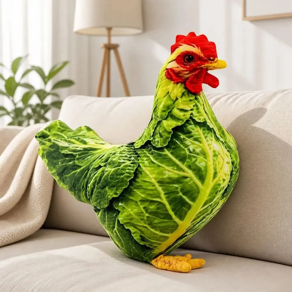 Chất liệu sang trọng Gối cơ thể động vật PP Cotton Đầy 35cm Đệm động vật Đồ chơi búp bê Thiết kế dễ thương Kết cấu mềm mại Gia cầm Ném gối — image 8