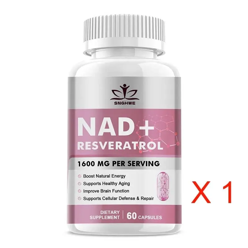 NAD+ Supplements - Anti-Aging Cell Booster Supports Natural Energy - NAD+ Booster Strengthens The Immune System