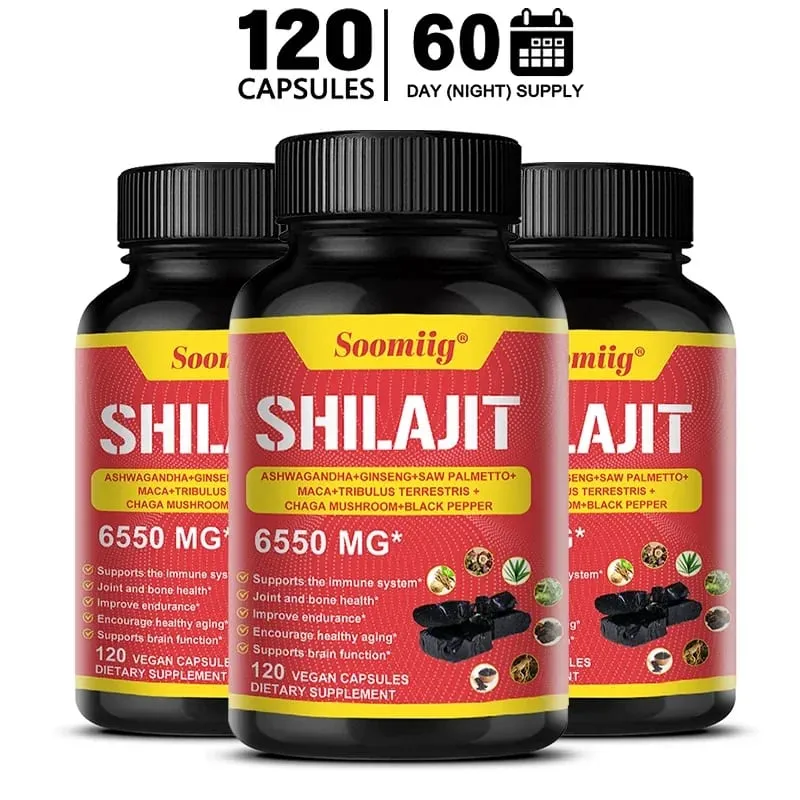 Pure Himalayan Shilajit Capsules - Supports Healthy Aging Bones and Joints Improves Energy Endurance and Muscle Recovery — image 8