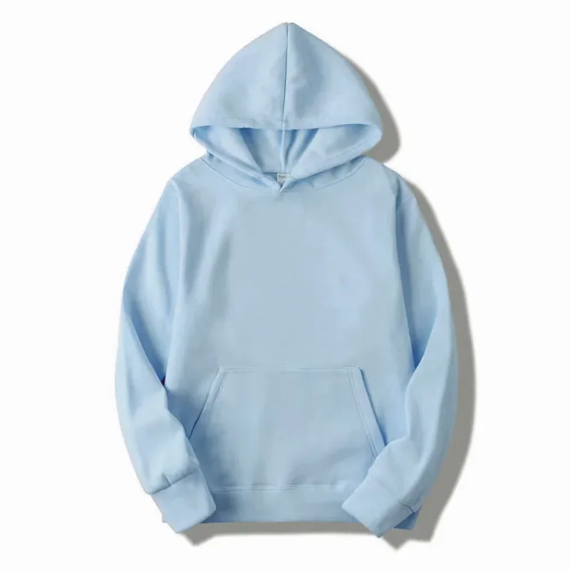 2025 Men's Solid Color Hooded Sweaters Men's Warm Wool Sweater Fashionable Street Clothing Loose Breathable Jersey Brand Hooded — image 12
