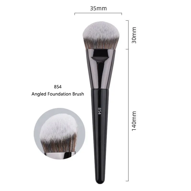 1pc Pro Makeup Brushes Foundation Powder Fan Make Up Brush Contour 3D stippling Eyeshadow Concealer Angled Eye Brow Shadow tools — image 10