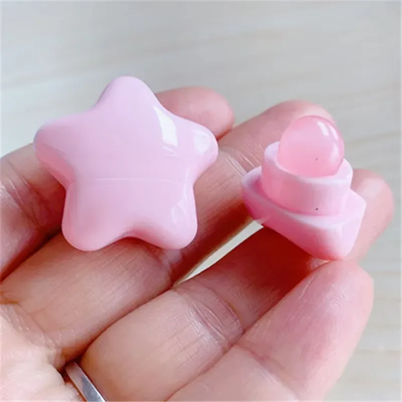 Mini Silikone Lip Brush Cartoon Angled Concealer Brushes Lip Balm Lip Gloss Concealer Børster Make Up Brushes