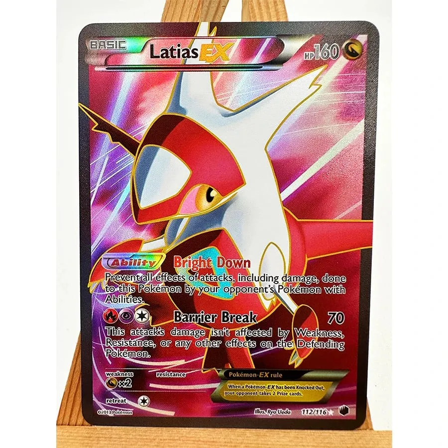 Pokemon PTCG ASC Gengar Dragonite Celebi Legetøj Hobby Hobby Samleobjekter Spilsamling Anime-kort