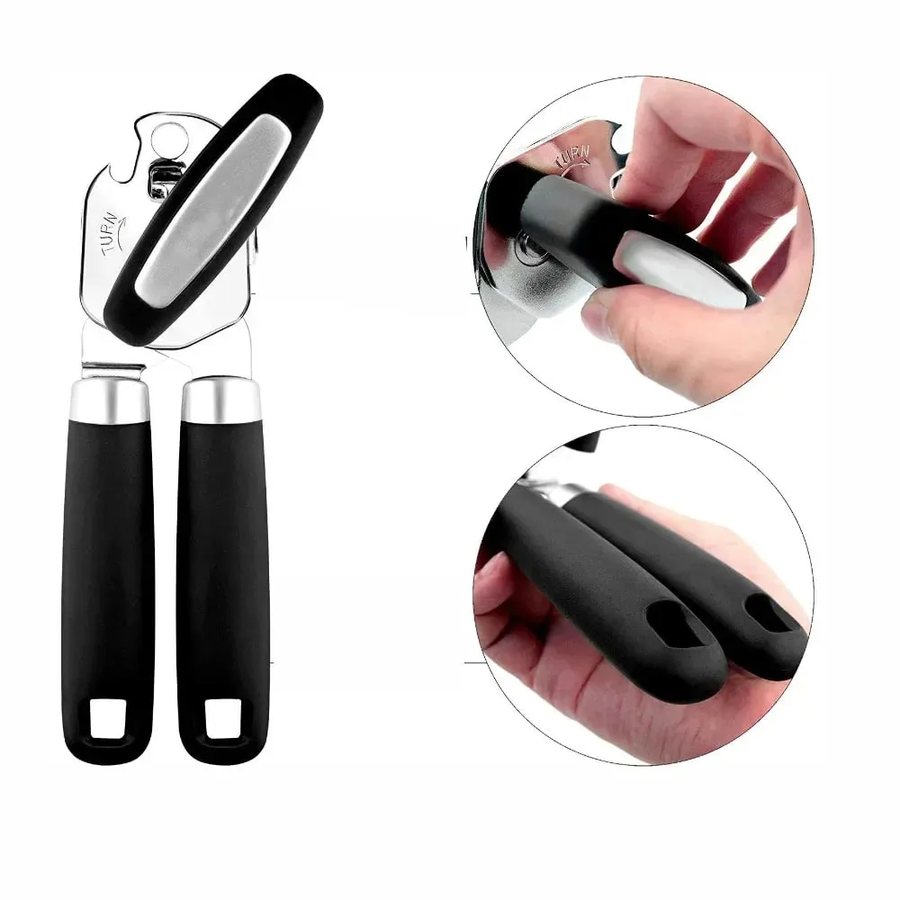 Professional Can Openers Multifunctional Bottle Opener Stainless Steel Manual Beer Corkscrew Kitchen Gadgets Wine Accessories — image 4