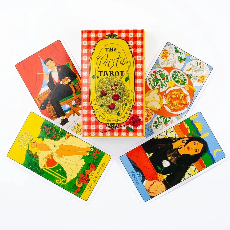 78Cards The Pasta Tarot Cards English Visiions Divination Edition Pakli Társasjátékok