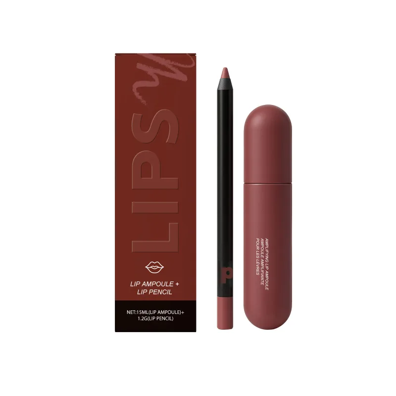 Waterproof Matte Lipliner Pencil Set Long Lasting Non Drying Perfec Lining Filling Lips Moisturizing Plump Lip Color Lip Care — image 7