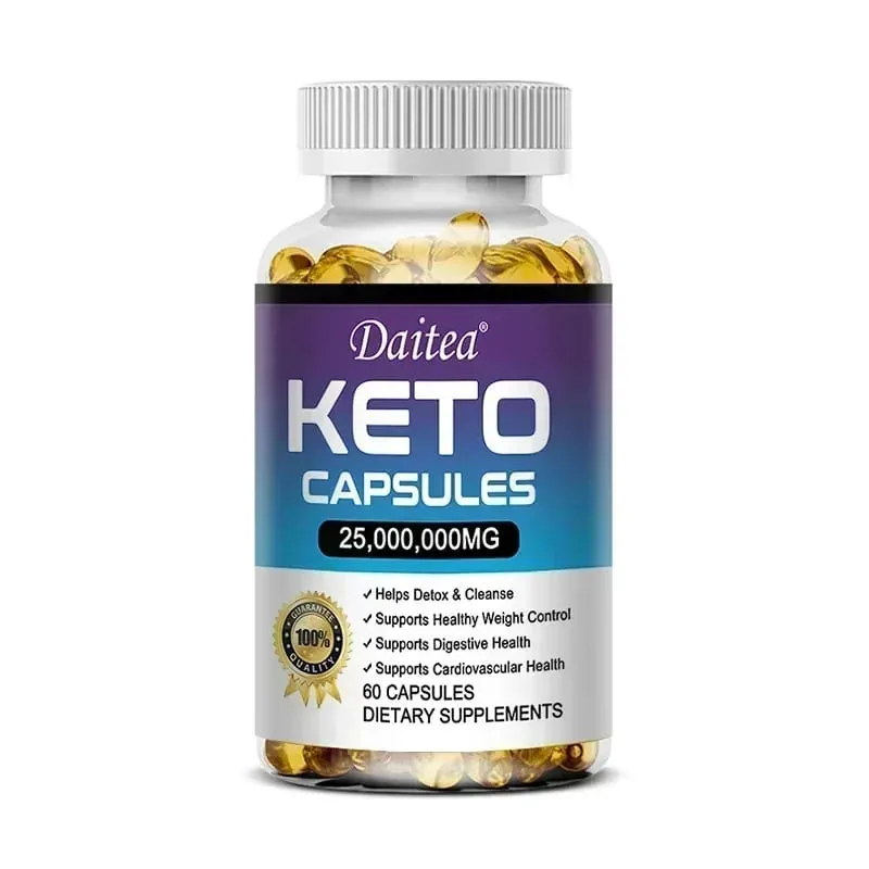 Keto Capsules - Weight & Fat Management Burn Belly Fat Detoxification Digestion Immunity - High Strength Ketone Supplement — image 9