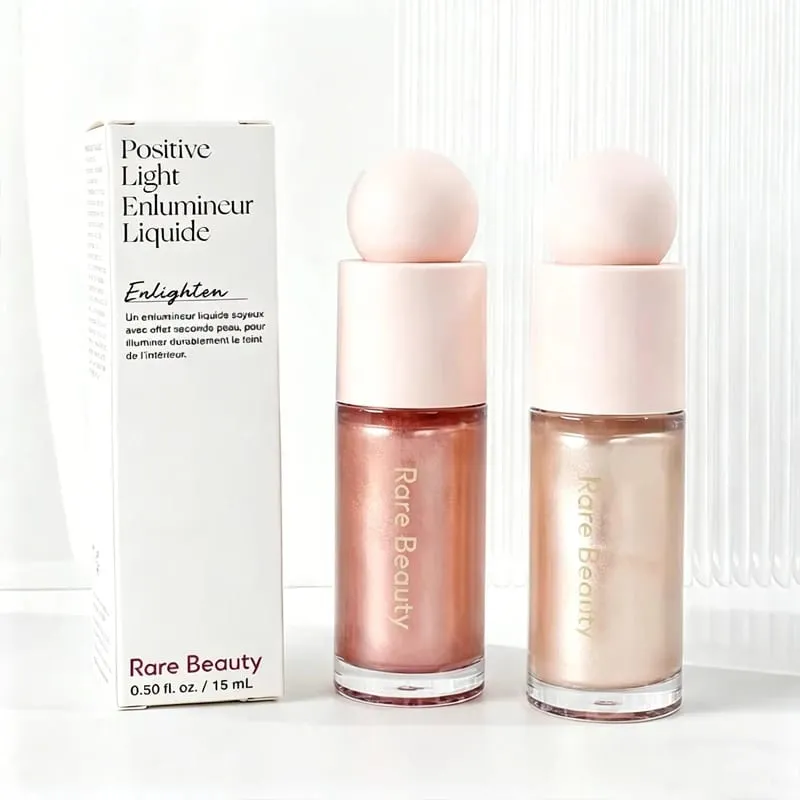 Rare Beauty Powder Blush Highlight Brighten Highlighter Mirror Long-Lasting Glowing Face Makeup Set for Natural Radiant Finish — image 4
