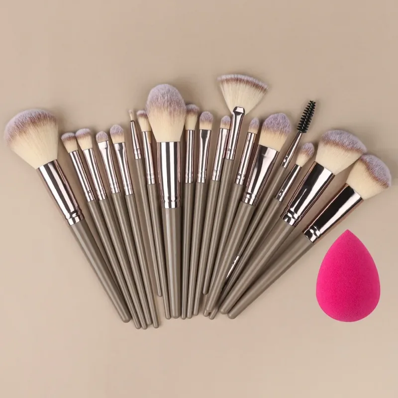 20Pcs Makeup Brushes Set Professional Super soft detail Blush highlighter Foundation Concealer Eyeshadow Brush Women Beauty Tool