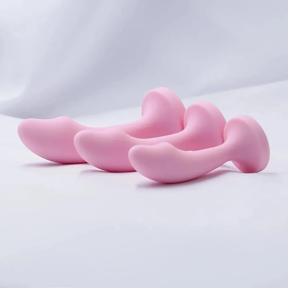 Silicone Anal Plug for Women 3 Sizes Butt Plug Crystal Base Anal Sex Toys For Woman Men Anus Dilator Stimulation Trainer Adults — image 4