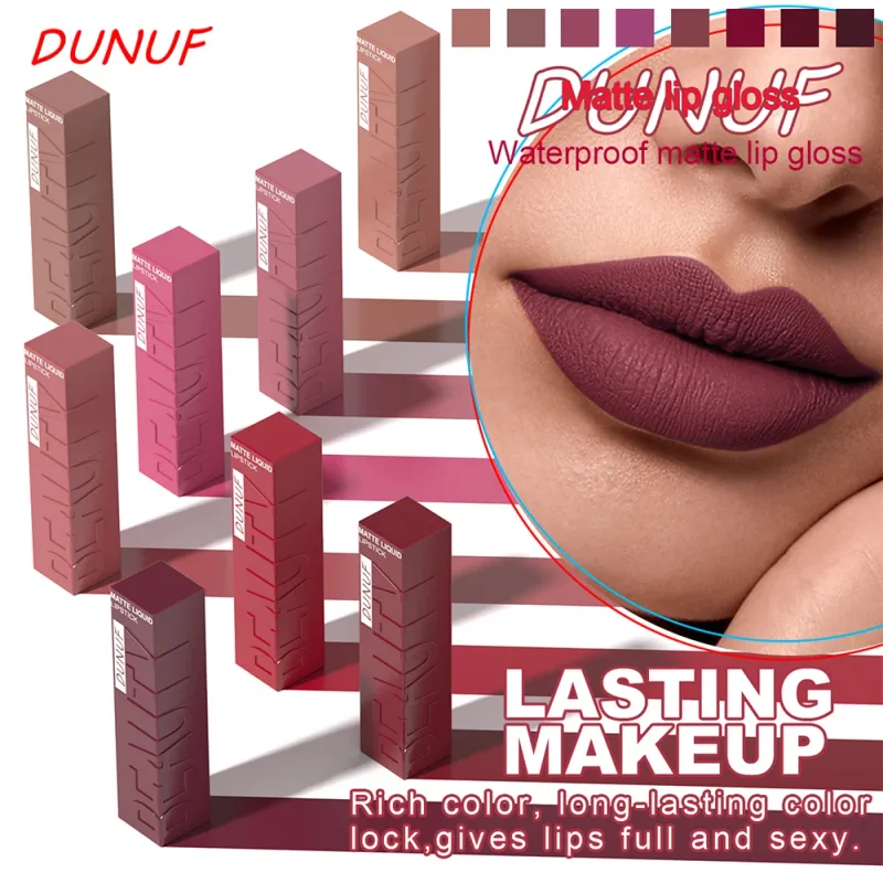 Lip Gloss Lipstick Easy To Color Waterproof Easy-color Sweat-proof Non-stick To Cups Y2K Fancy Fashion Suitable For Christmas — image 3