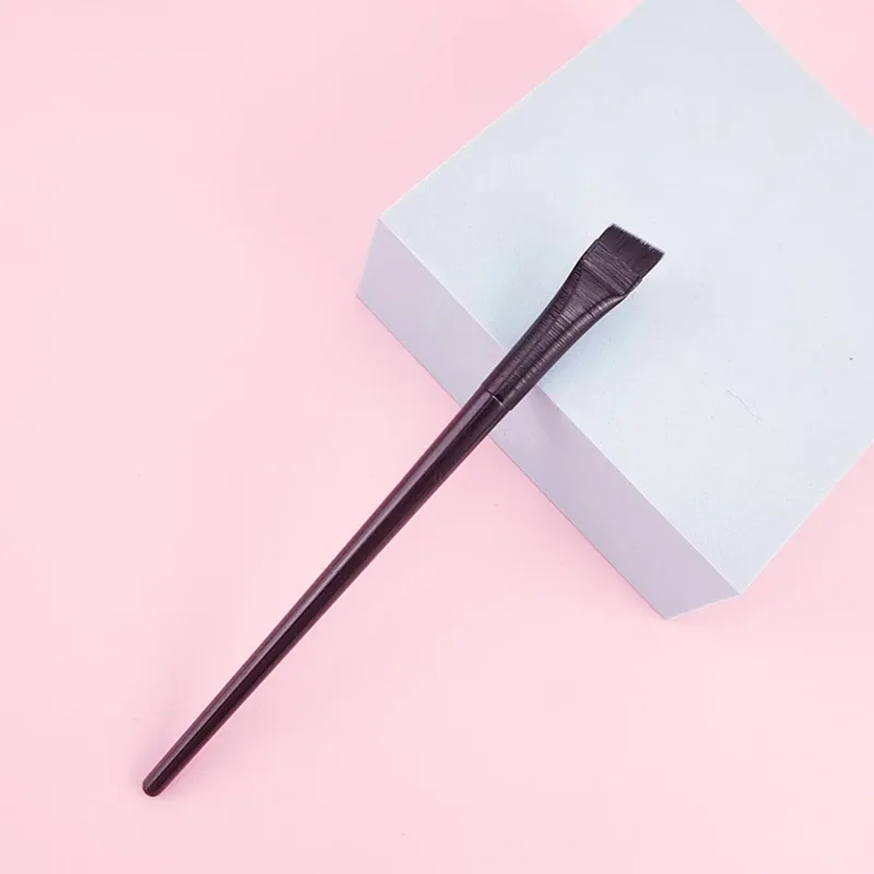 New 2 pieces/set eyebrow contour brush eyebrow eyeliner brush portable small angle eyebrow brush female makeup tool — image 8