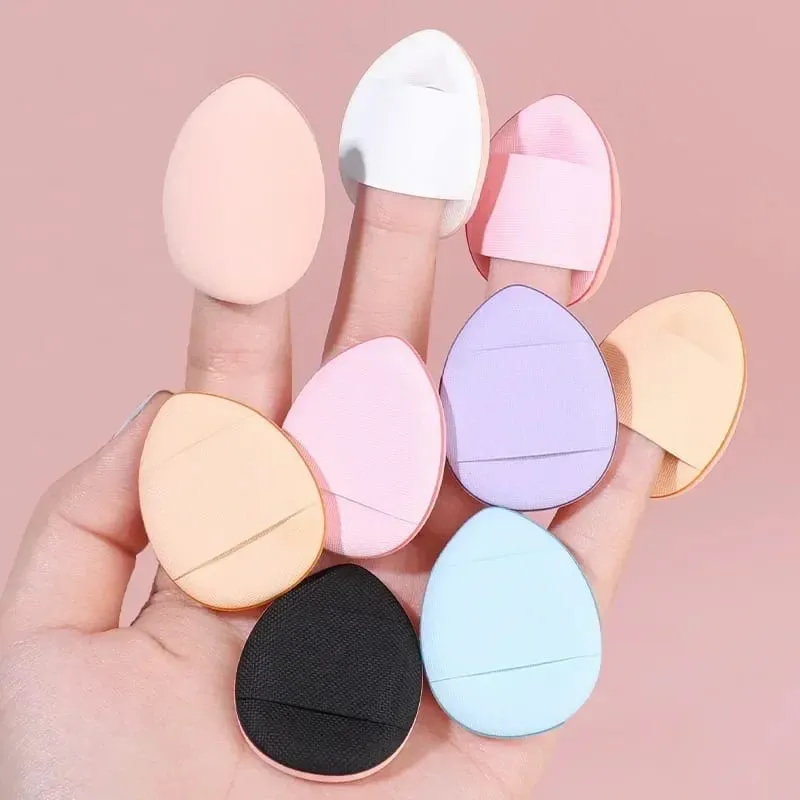 10Pcs Mini Finger Puff Foundation Small Air Cushion Powder Sponge Face Concealer BB Cream Cosmetic Applicator Makeup Tools — image 2