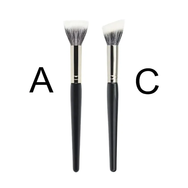 Stippling Highlight Makeup Brushes Blush Goat Hair Multifunctional Beauty Foundation Make Up Brush Tools — image 9