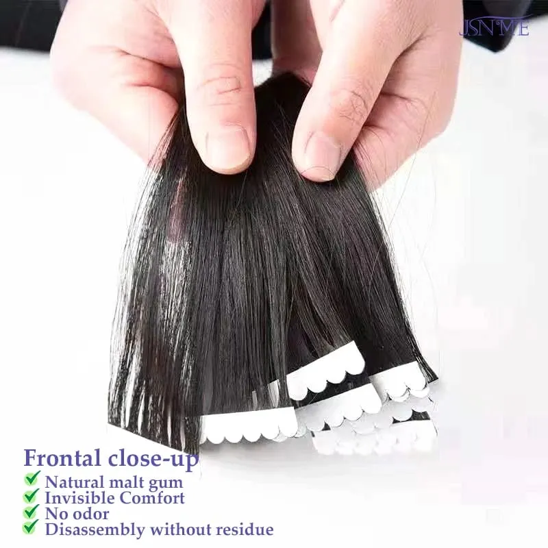 Mini Tape In Human Hair Extensions Natural Seamless Invisible SKin Weft Remy Human Hair Black Brown Blonde For Salon