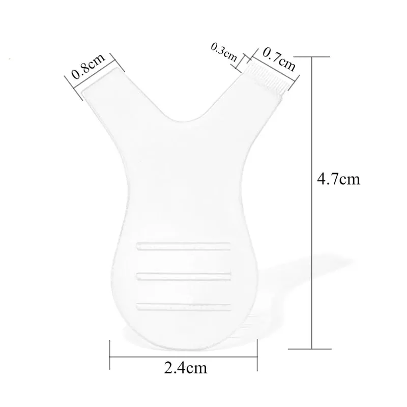 Transparent Y Shape Lash Lift Brush Reuseable Plastic Graft Perm Mini Comb Makeup Eyelash Brushes 3D Curler Brush Tool Accessory — image 6