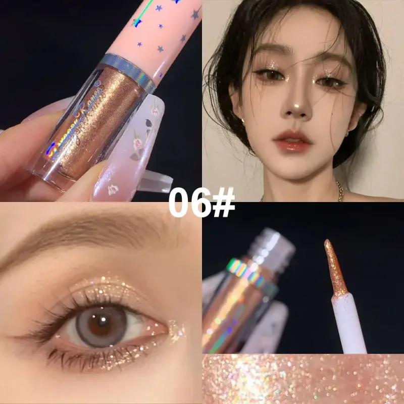 Blue Sequins Liquid Eyeshdaow Glitter Gel Shiny Metallic Eyeliner Pen Diamond Shimmer Waterproof Eye Beauty Party Makeup Tool — image 12