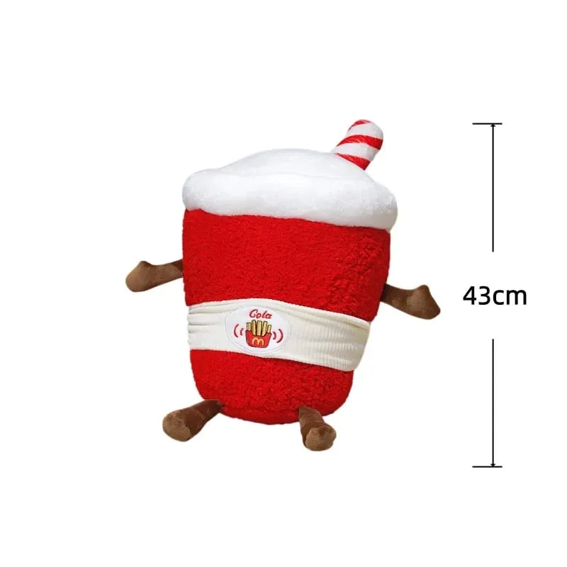Milho batatas fritas perna de frango lance travesseiro simulação comida pelúcia sofá almofada adoravelmente decoração do quarto brinquedo acompanhar brinquedo do sono presente criativo — image 14