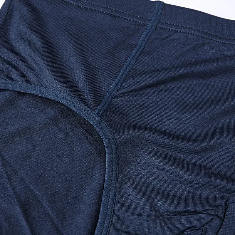3 Packs Set Plus Size Solid Breathable Men Briefs Sexy Bamboo Fiber Hot Man Undrewear Black Sexy Male Panties New 5XL 6XL 2024 — image 6