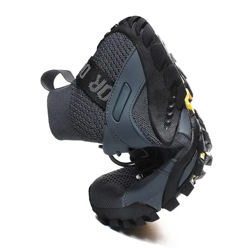 Men's Breathable Shoes Outdoor Non Slip Elastic Band Camping Shoes for Couples Athleisure Men's Shoes