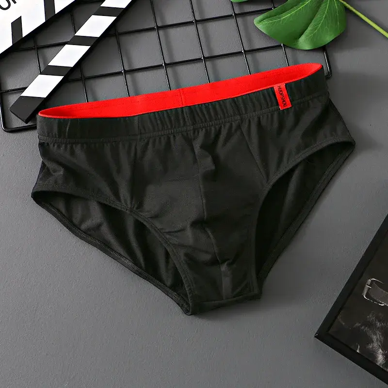1/3PCS männer Slips Aus Reiner Baumwolle Hohe Qualität Bequeme Unterhose Atmungsaktive Shorts Unterwäsche Dessous Höschen Calcinha Cuecas — image 14