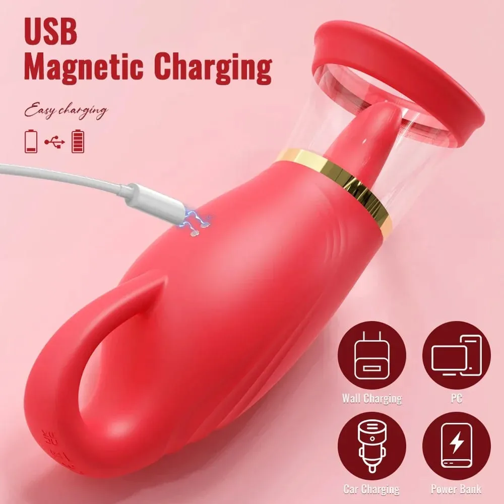 Powerful Swing Tongue Licking Vibrator for Women Oral Sucking Nipple Sucker Clitoris Stimulator Sex Toys Goods for Female Adults — image 4