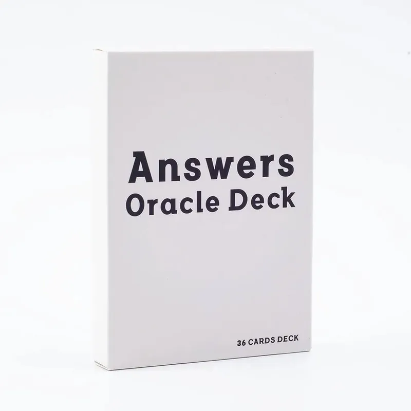 Answers Oracle Deck 36 Cards Messages Keywords and Meanings Family Gathering Divination Deck Tarot Board Playing Game Cards