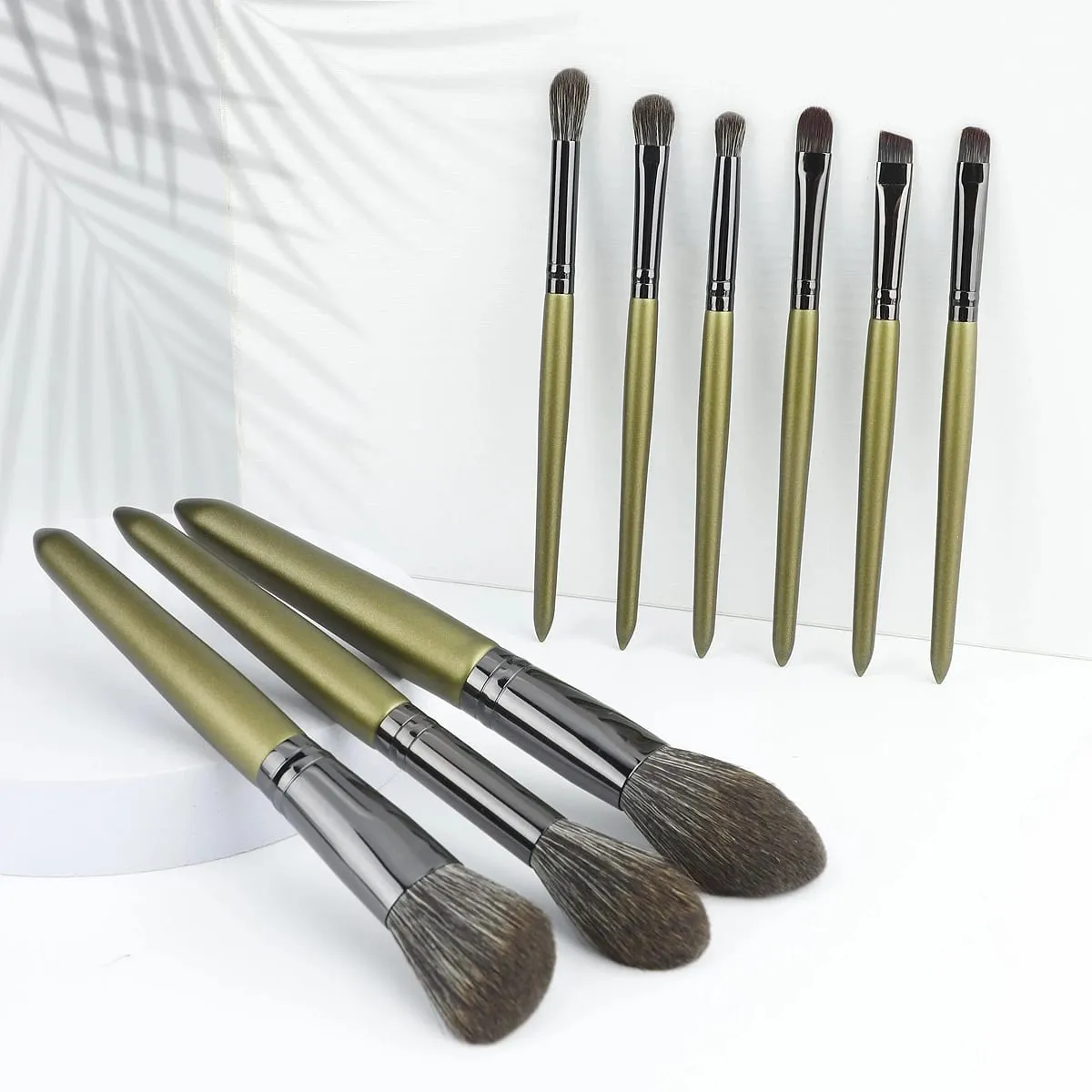 9PCS Makeup Brushes Set Eye Shadow Foundation Powder Contour Makeup Brush Cosmetic Beauty Tool Kit Free Shipping — image 3