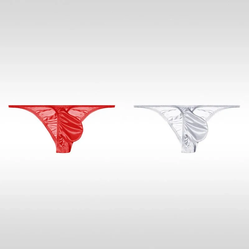 Men's Underwear Ice Silk Low Rise Sexy Bikini Briefs — image 19