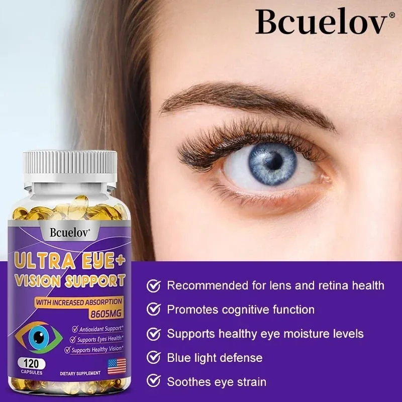 Advanced Eye Vitamin Supplement for Macular Health and Dry Eyes - Supports Eye Strain Stress Night Vision — image 3