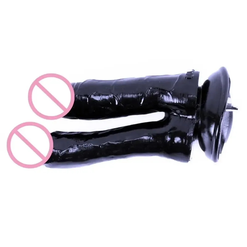 Sex Machine Big Black Dildos Quick Connector masturbation Vibrator Realistic Dildos For Women Attachments Sex Toy for Adults — image 26