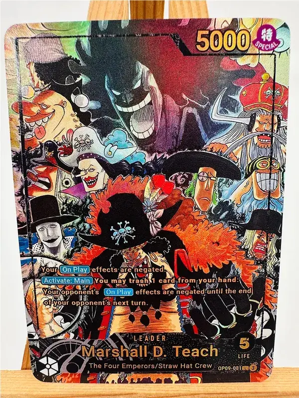 Luffy Shanks Teach Toys Hobbies Hobby Collectibles Game Collection Anime Cards — image 7