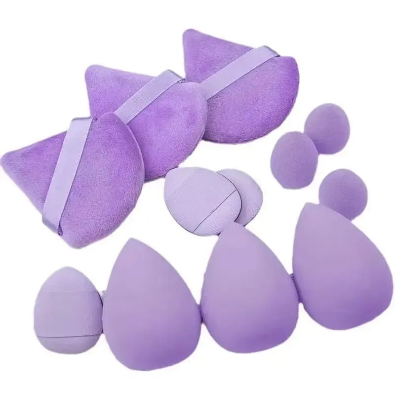 12pcs Makeup Sponge Set Essential for Beginners Cosmetic Easy to apply Puff Set Makeup Foundation Sponge
