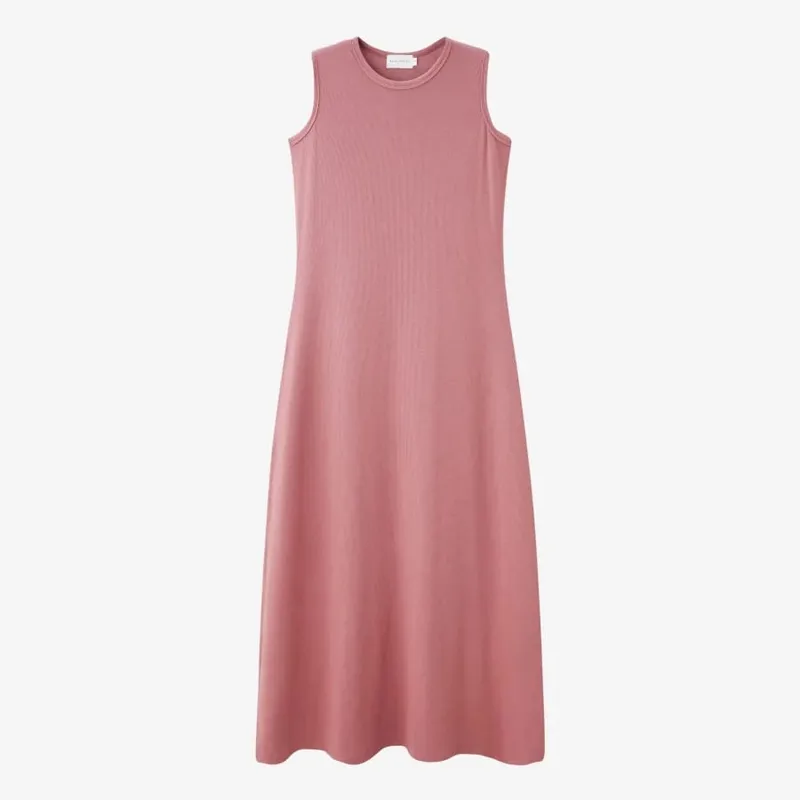 AS 2025 summer ribbing closed-fit wrap tops + Aline dress high Stretch matching sets