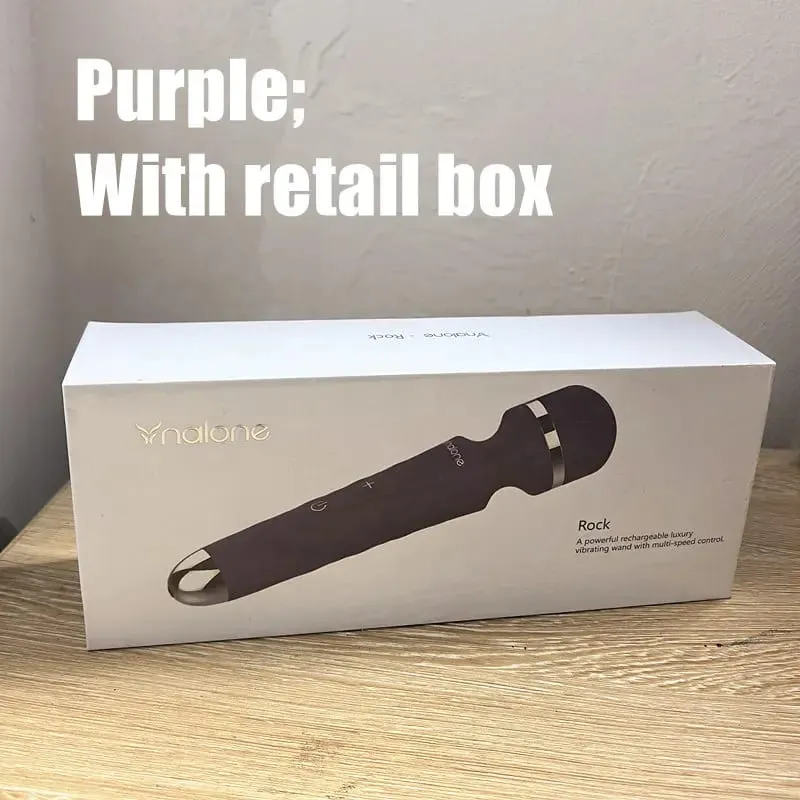 Nalone Rock Powerful Clitoris Vibrator USB Recharge Magic Wand AV Vibrator Massager Sexual Product Erotic Sex Toys for Women — image 11