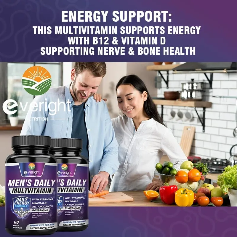 Men's Multivitamin – Immune Boost with Vitamins A B12 C D | Daily Energy & Non-GMO — image 5