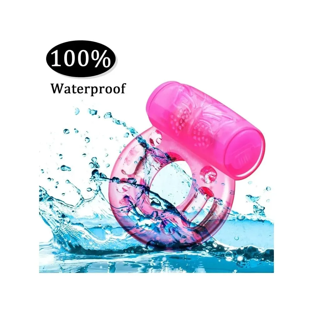 Vibrating Cock Ring Vibrator Silicone Penis Ring with Clit Stimulator Intimate Sex Toys Men Long Lasting Stronger Vibrators Ring — image 4