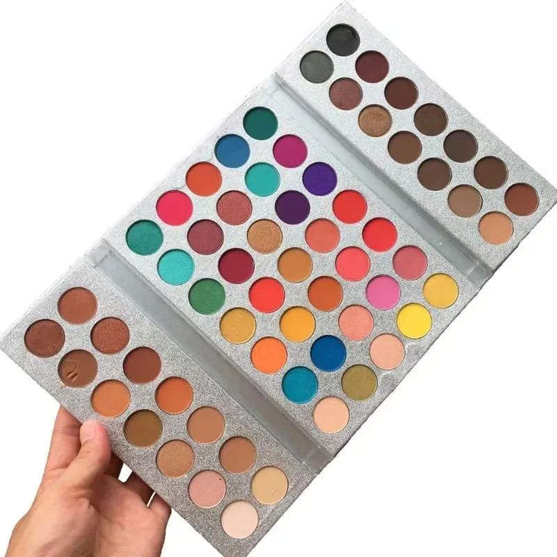 63 Colors Glitter Eyeshadow Palette Matte Eye Shadow Waterproof Shimmer pigment Nude Make Up new Cosmetic Palette Eyeshadow Set — image 3