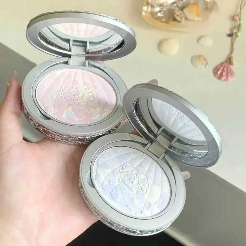 Flowerknow Shell's Jewel Collection Makeup Sets Eye Shadow Lip Gloss Blusher All In One Baking Powder Glitter Highlighter Kit