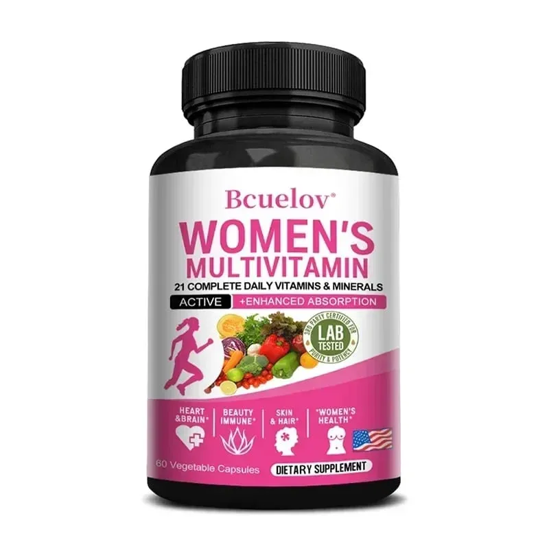 Women's Multivitamin Supplement Capsules - for Joints Hair Skin Nails Brain Heart Digestive and Immune Health — image 8