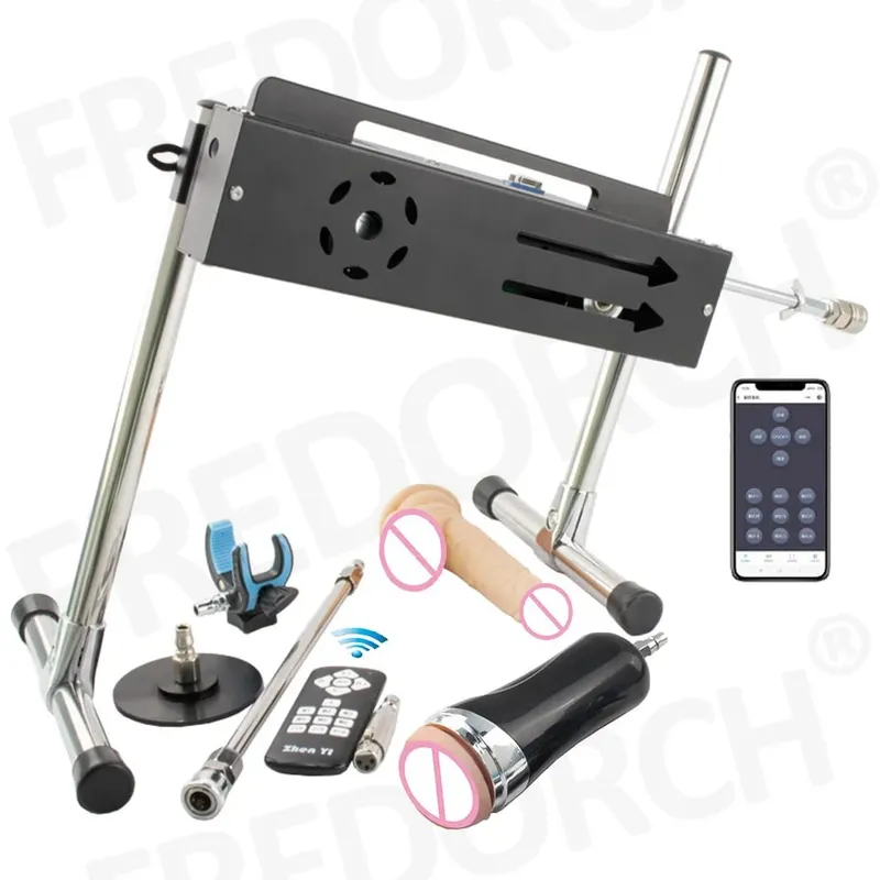 200W Turbo Gear Powerful F21S Sex Machine APP/Wired/Wireless Control Love Machine with Big Dildo Adult Toy 3-15cm Strok